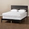 Baxton Studio Anthony Dark Grey Oak Finished Wood Full Size Panel Bed 167-10726 - alternate 9